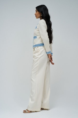 Veste slim - Ecru - Blanc