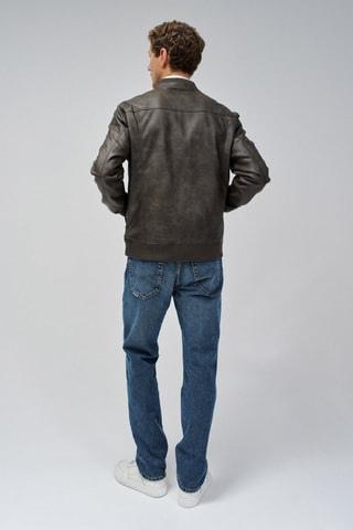 Blouson regular - Marron - Marron