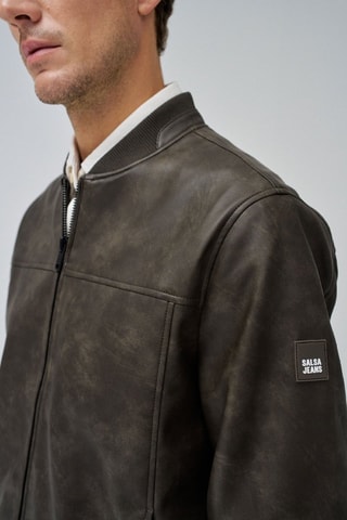 Blouson regular - Marron - Marron