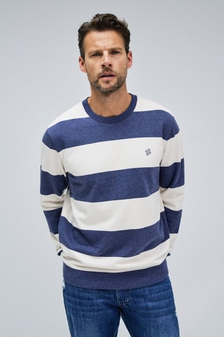 Pull - Bleu - Blanc et bleu