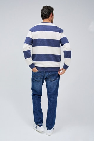 Pull - Bleu - Blanc et bleu