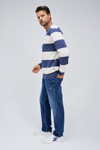 Pull - Bleu - Blanc et bleu