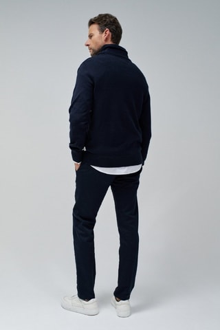 Pull regular - Bleu marine - Blanc et bleu
