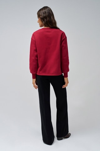 Sweat regular - Bordeaux - Rouge