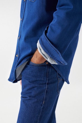 Chemise regular - Bleu