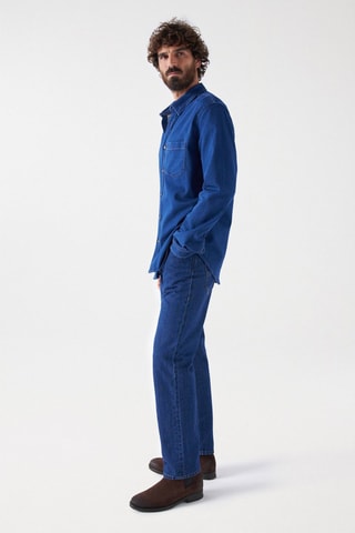 Chemise regular - Bleu