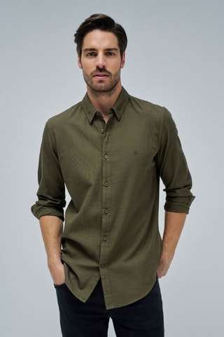 Chemise regular - Vert