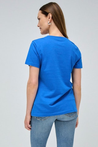 T-shirt regular - Bleu