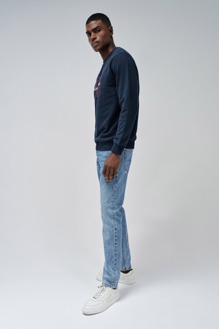 Sweat regular - Bleu marine - Bleu