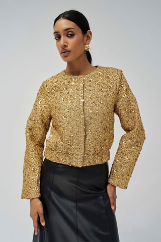 Veste regular - Doré - Doré