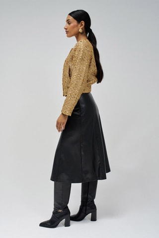 Veste regular - Doré - Doré
