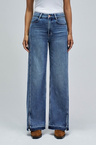 Jean wide legs - Bleu