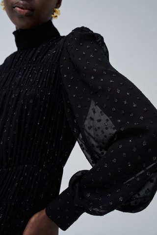 Robe regular - Blanc et noir