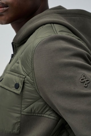 Veste à capuche - Kaki - Vert