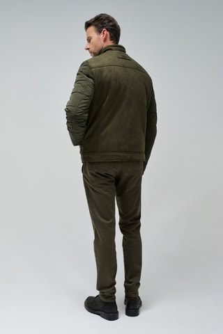 Blouson regular - Kaki - Vert
