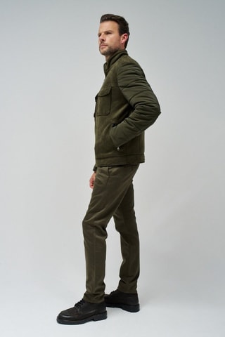 Blouson regular - Kaki - Vert