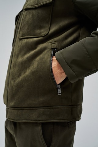 Blouson regular - Kaki - Vert
