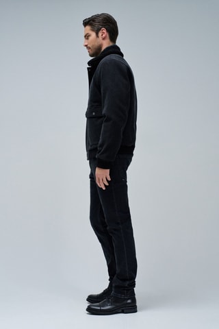 Veste en jean - Noir