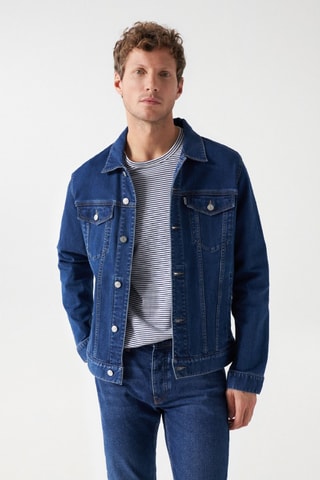 Veste en jean - Bleu