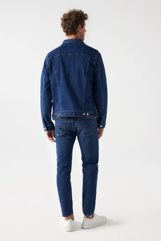 Veste en jean - Bleu