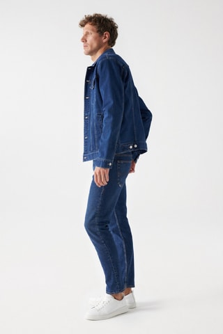 Veste en jean - Bleu