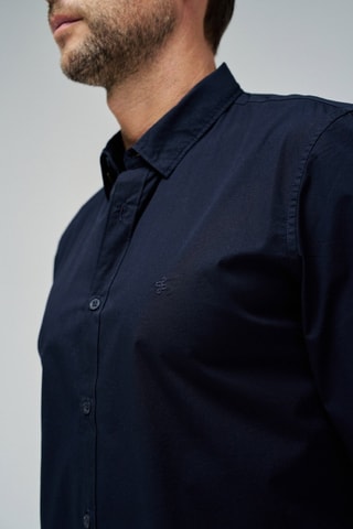 Chemise slim - Bleu foncé