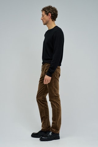 Jogger en velours - Marron