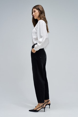 Jean slouchy - Noir