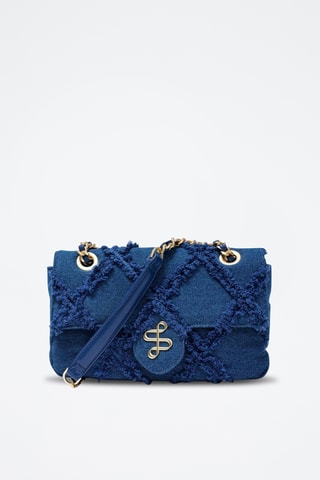 Sac bandoulière en jean - Bleu