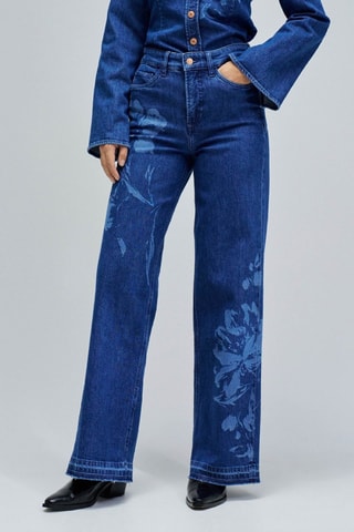 Jean wide legs - Bleu