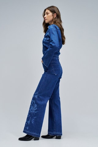 Jean wide legs - Bleu