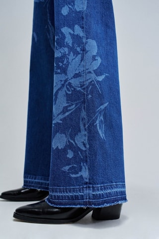 Jean wide legs - Bleu