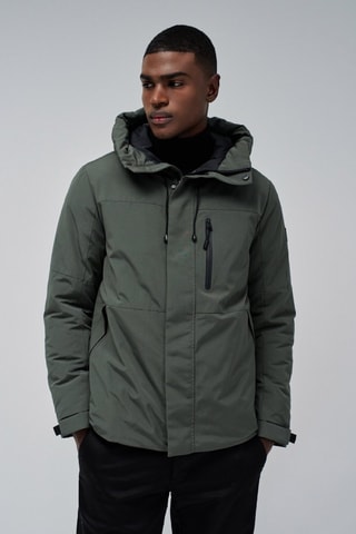 Veste à capuche - Vert foncé
