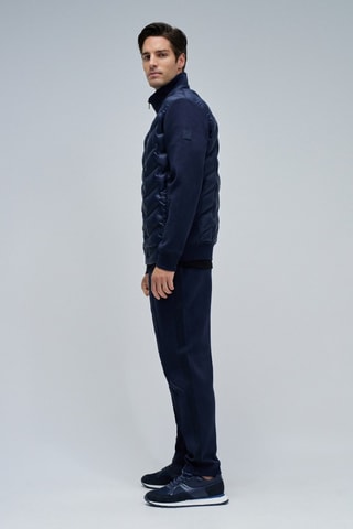 Veste à capuche - Bleu foncé