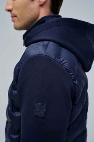 Veste à capuche - Bleu foncé