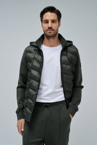 Veste à capuche - Vert foncé