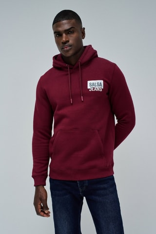 Sweat à capuche - Rouge