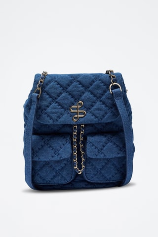 Sac à dos en jean - Bleu