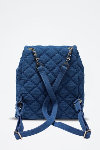Sac à dos en jean - Bleu
