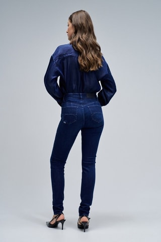 Jean skinny push-up - Bleu