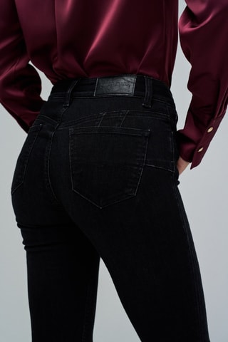 Jean skinny push-up - Noir