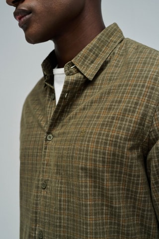 Chemise regular - Vert foncé