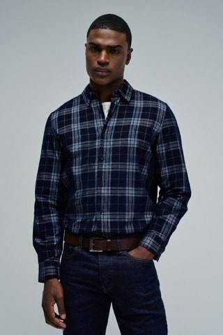 Chemise regular - Bleu foncé
