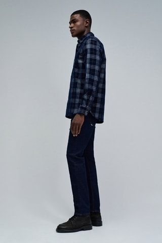 Chemise regular - Bleu foncé