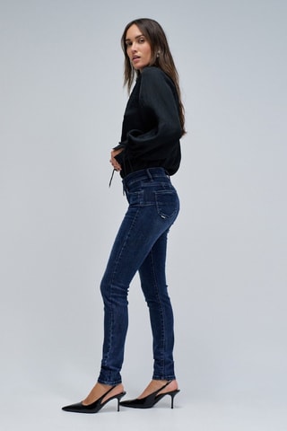 Jean push-up - Bleu