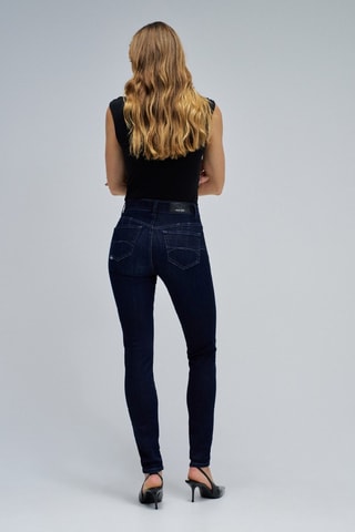 Jean skinny push-up - Bleu foncé