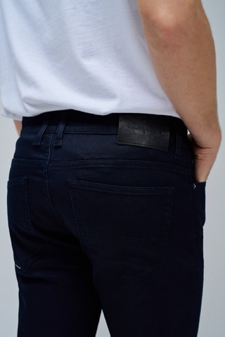 Pantalon slim - Bleu foncé