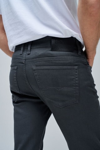 Pantalon slim - Gris foncé