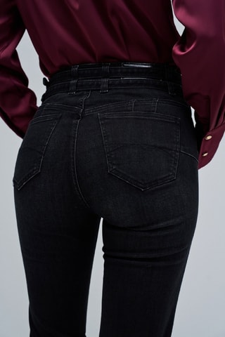 Jean bootcut push-up - Noir