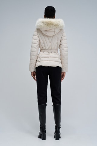 Doudoune à capuche - Beige